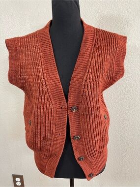 Misha and Puff Fisher Rib Vest merino wool XS/s